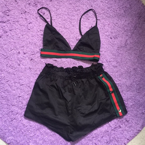 Gucci two piece short set Clearance